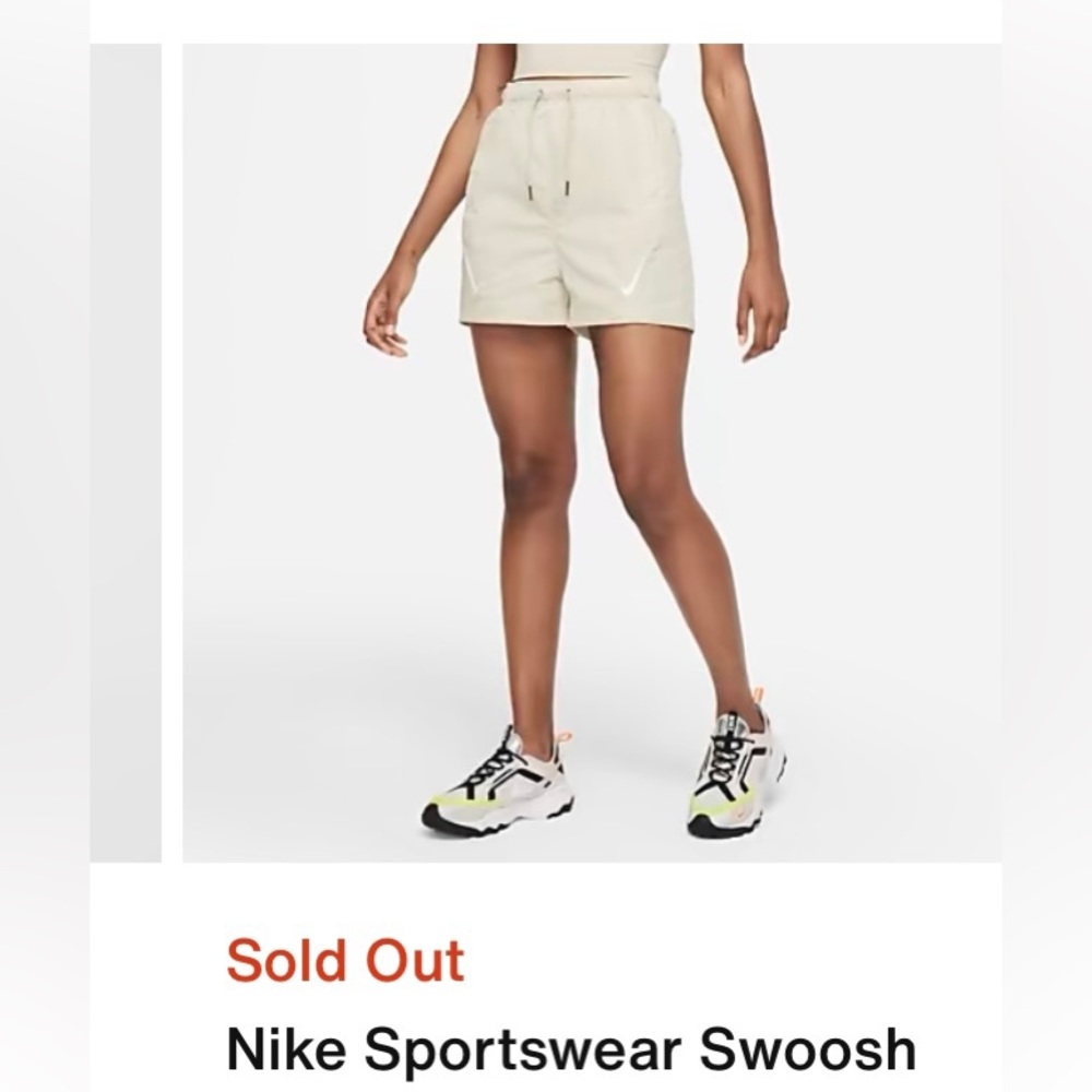 Nike women’s sportswear swoosh shorts